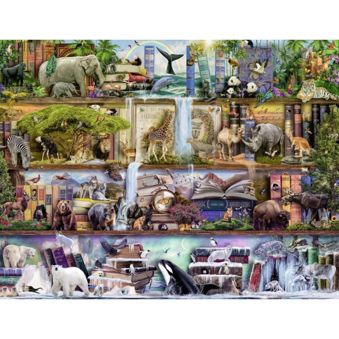 Puzzle  Ravensburger-16652 Aimee Steward - Großartige Tierwelt