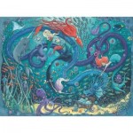 Puzzle  Ravensburger-17110 Mermaids
