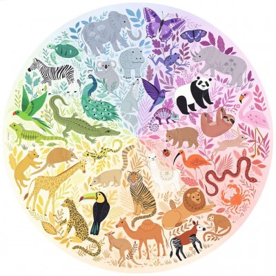 Puzzle Ravensburger-17172 Circle of Colors - Animals