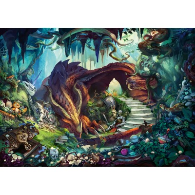 Ravensburger-17529 Escape-Puzzle - Drachenhöhle