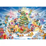Puzzle  Ravensburger-19287 Weihnachten mit Disney