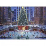 Puzzle  Ravensburger-19563 Weihnachten in New York
