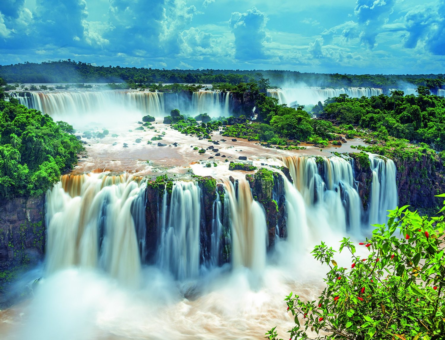 Wasserfälle von Iguazu Puzzle 2000 Teile Brasilien 