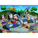 Puzzle   XXL Teile - Disney Micky Maus: Im Skatepark