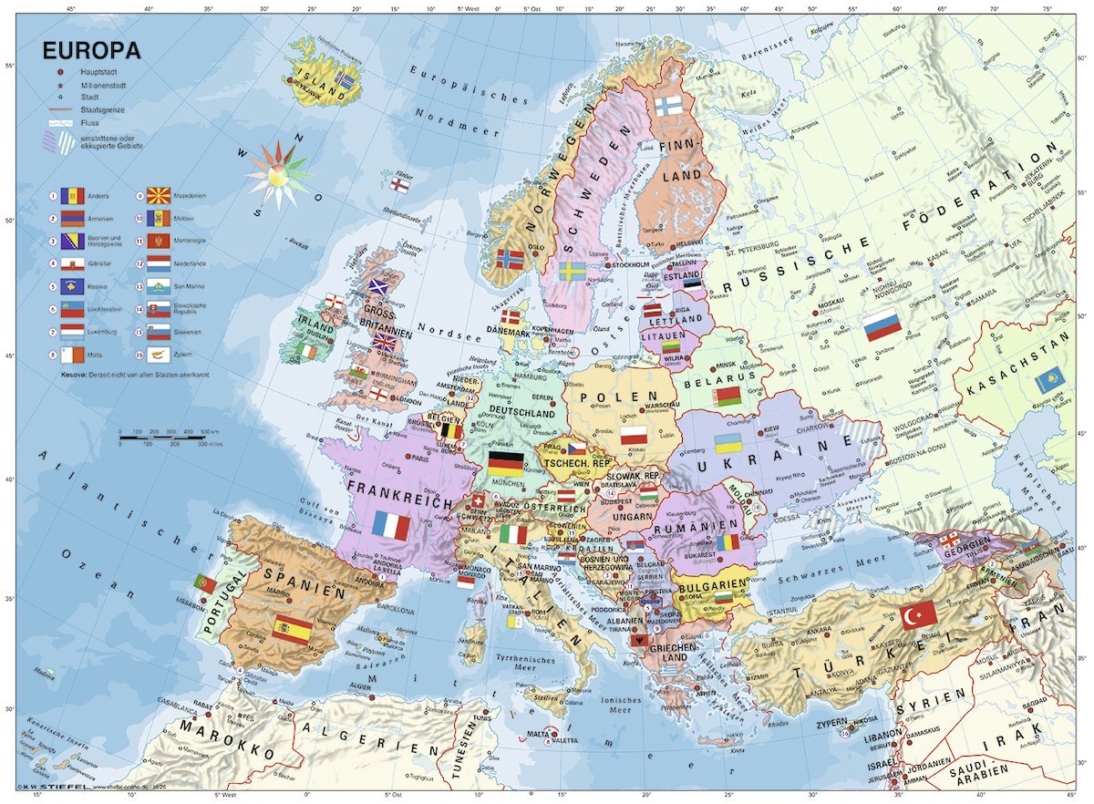 Europe centrale géographie