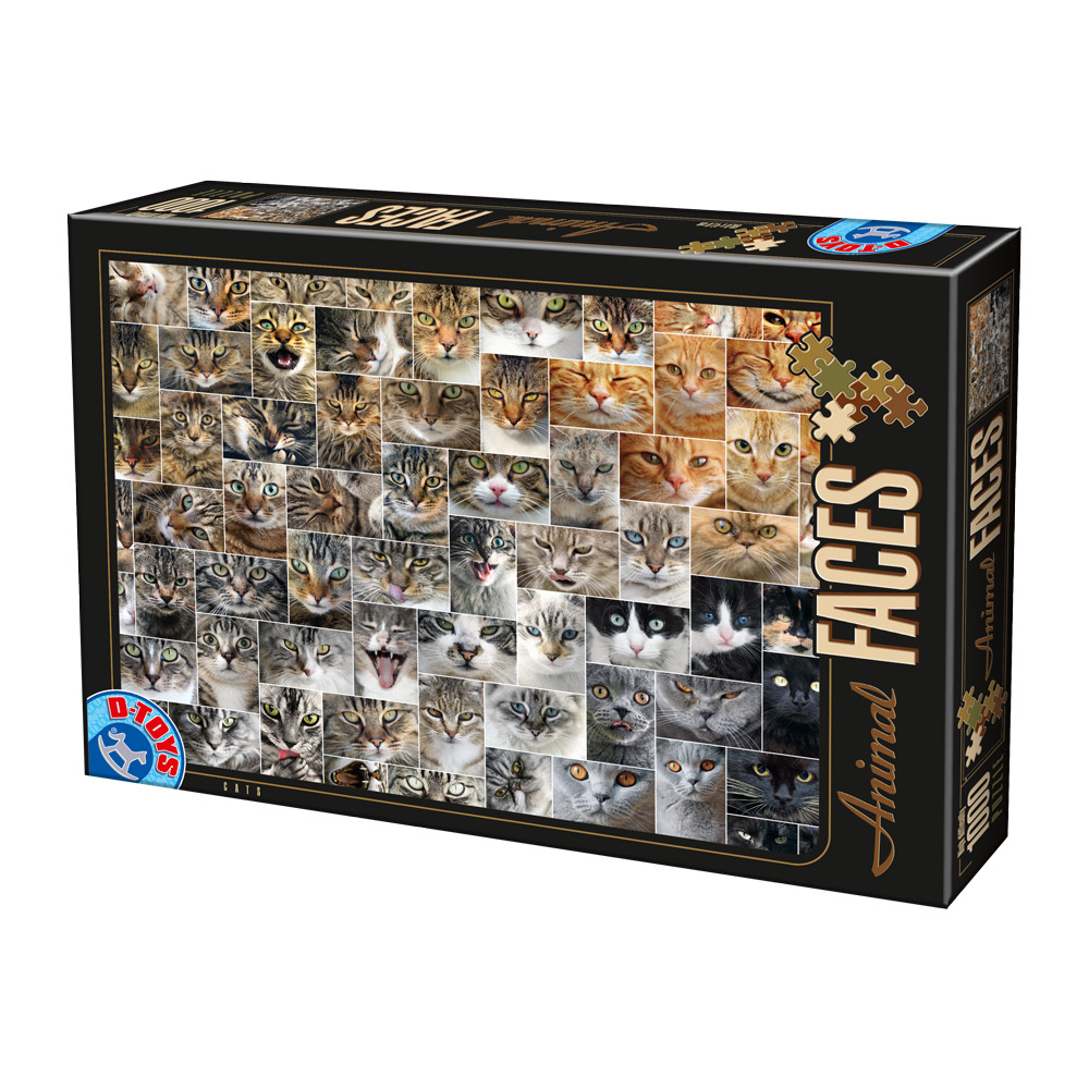 63573 Collection Katzen Poster Puzzle Jumbo 1000 Teile 