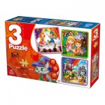  Deico-Games-76540 3 Puzzles - Fairy Tales