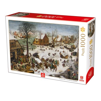 Puzzle Deico-Games-76649 Brueghel the Elder - The numbering at Bethlehem