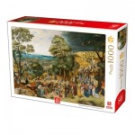 Puzzle  Deico-Games-76663 Breughel the Younger - Christ Carrying the Cross
