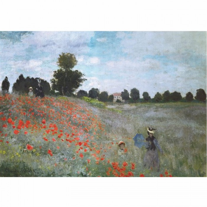 Puzzle Dtoys-67548 Monet: Das Mohnfeld