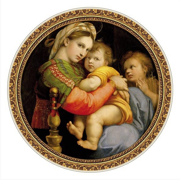 Puzzle Dtoys-69771 Botticelli: Madonna della Seggiola