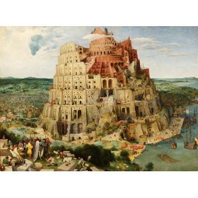 Puzzle Dtoys-69993 Brueghel Pieter: Der Turmbau zu Babel, 1563