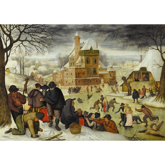 Puzzle  Dtoys-70005 Brueghel: Winter