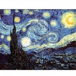Puzzle  Dtoys-70197 Van Gogh: Sternennacht