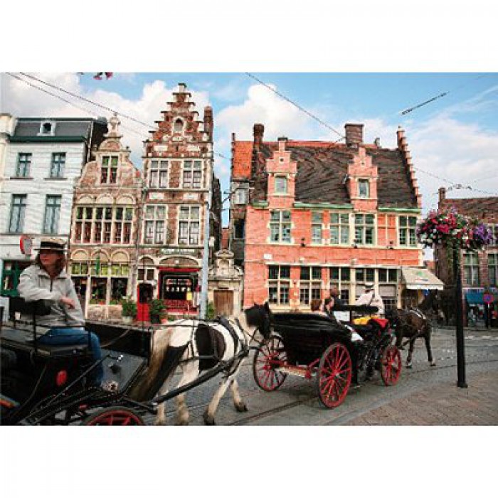Puzzle DToys-70821 Belgien: Gent