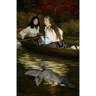 Puzzle Dtoys-72771 James Tissot: On the Thames, A Heron