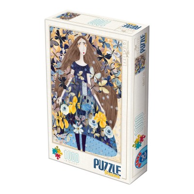 Puzzle Dtoys-74102 Andrea Kürti - Frühling
