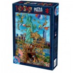 Puzzle  Dtoys-74706 Cartoon Collection - New York