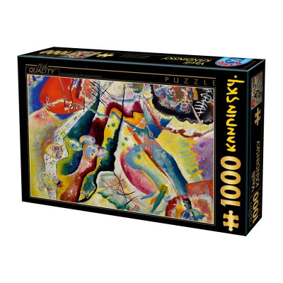 Puzzle Dtoys-75116 Kandinsky Vassily: Painting with Red Spot