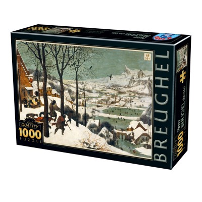 Puzzle Dtoys-76878 Pieter Brueghel the Elder - Hunters in the Snow