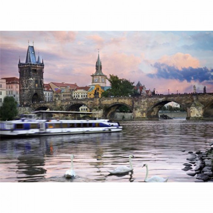 Puzzle DToys-77240 Tschechien - Prag