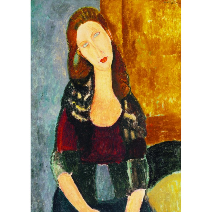 Puzzle  Dtoys-77400 Modigliani Amedeo : Portrait of Jeanne Hébuterne