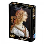 Puzzle  Dtoys-77615 Botticelli Sandro : Idealised Portrait of a Lady