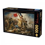 Puzzle   Eugène Delacroix: Die Freiheit führt das Volk