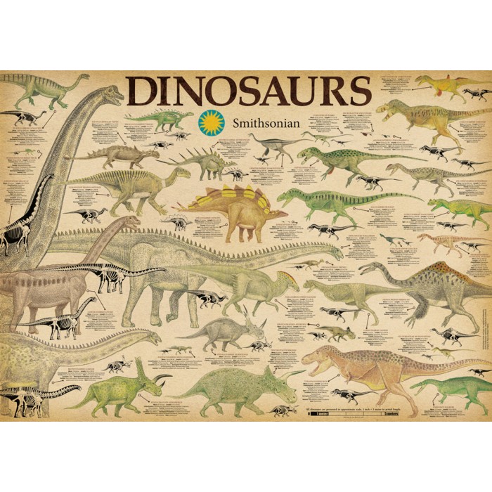 Puzzle Aquarius-Puzzle-65311 Dinosaurien