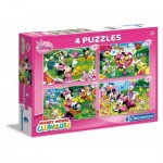   4 Puzzles - Mickey Mouse & Friends