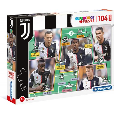Puzzle Clementoni-23744 XXL Teile - Juventus 2020