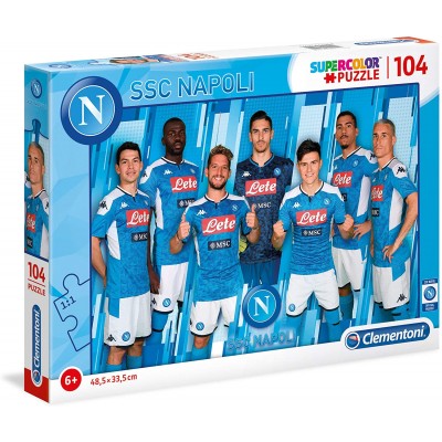 Clementoni-27137 SSC Napoli 2020 Supercolor Puzzle