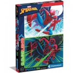  Clementoni-27555 Neon Puzzle - Spiderman