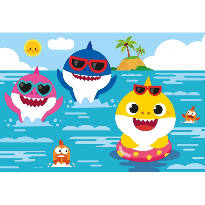 Puzzle Clementoni-28519 XXL Teile - Baby Shark
