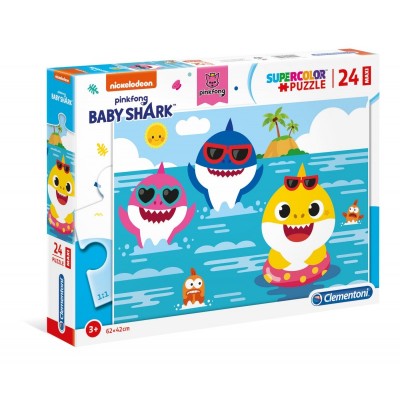 Puzzle Clementoni-28519 XXL Teile - Baby Shark