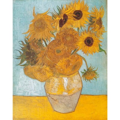 Puzzle Clementoni-31438 Vincent van Gogh: Die Sonnenblumen