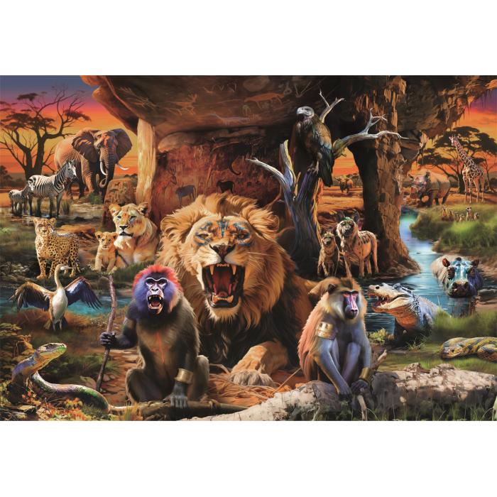 Puzzle Clementoni-31722 Die Stammesgesellschaft