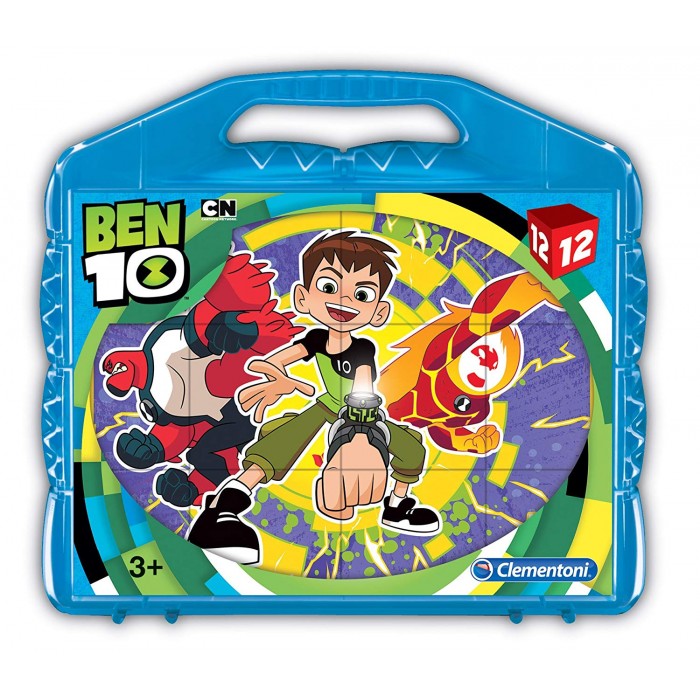  Clementoni-41188 Würfelpuzzle - Ben 10