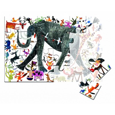 Puzzle Clementoni-50165 XXL Teile - Elefant