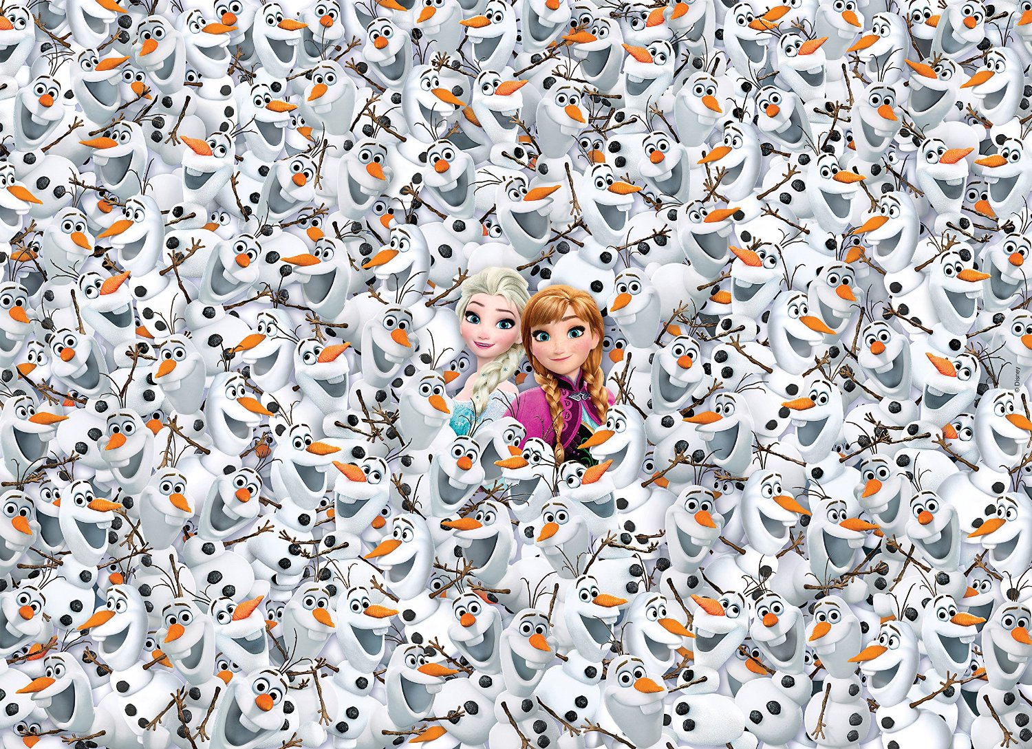 Ovp Clementoni Panorama Frozen Eiskönigin 1000 Teile Puzzle Disney Neu 