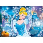   Puzzle mit Glitzer-Effekt - Disney Princess