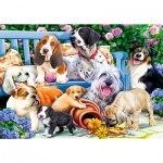 Puzzle   Dogs in the Garden
