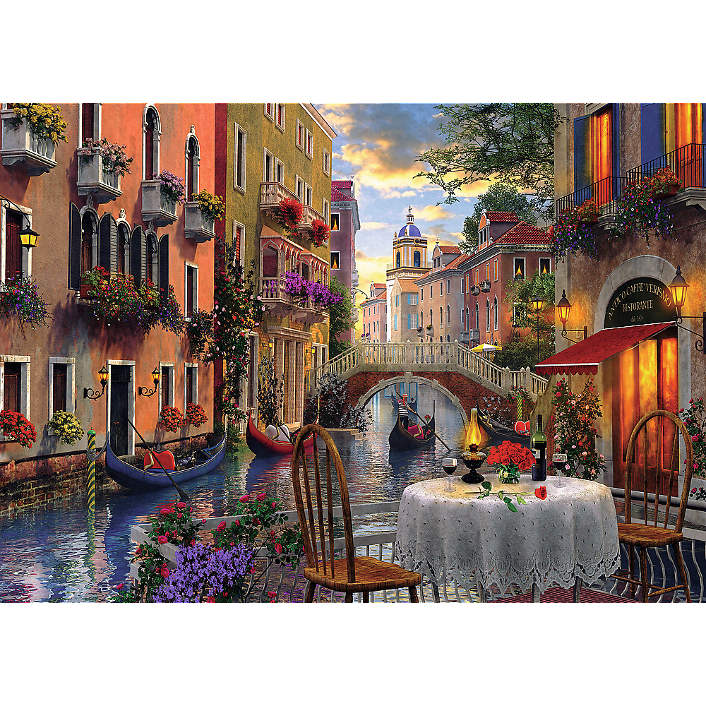 Restposten Puzzle Klassische Bilder Häuser Venedig Italien 1000 Teile 2 Stück 