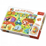   Flip Flap Puzzle - Bauernhof
