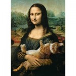 Puzzle   Mona Lisa and Purring Kitty