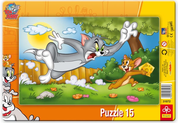 Rahmenpuzzle 15 Teile PuzzleTom Jerry 
