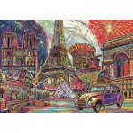Puzzle  Trefl-10524 Colours of Paris