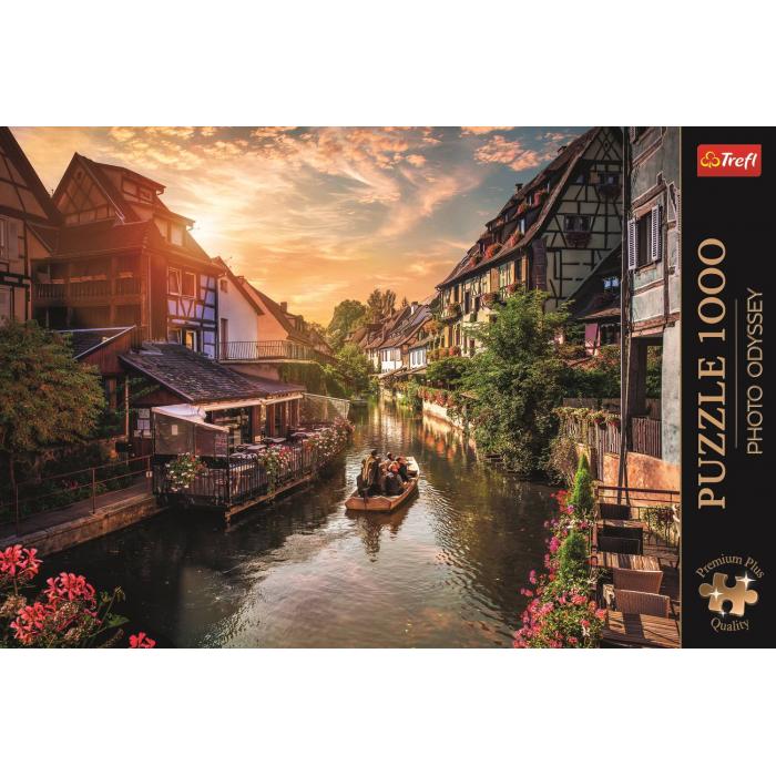 Puzzle  Trefl-10816 Foto-Odyssee: Klein-Venedig In Colmar. Frankreich