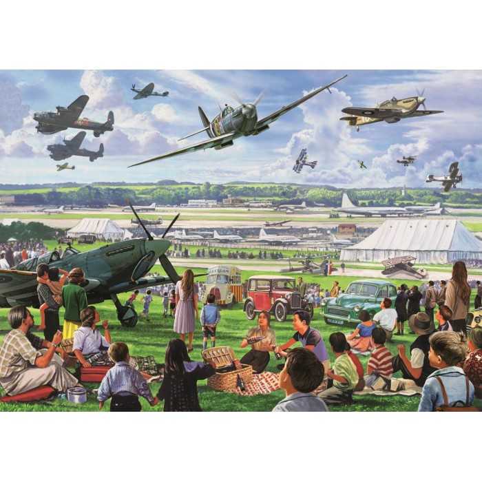 Puzzle  Trefl-10846 Tea Time: Flugshow