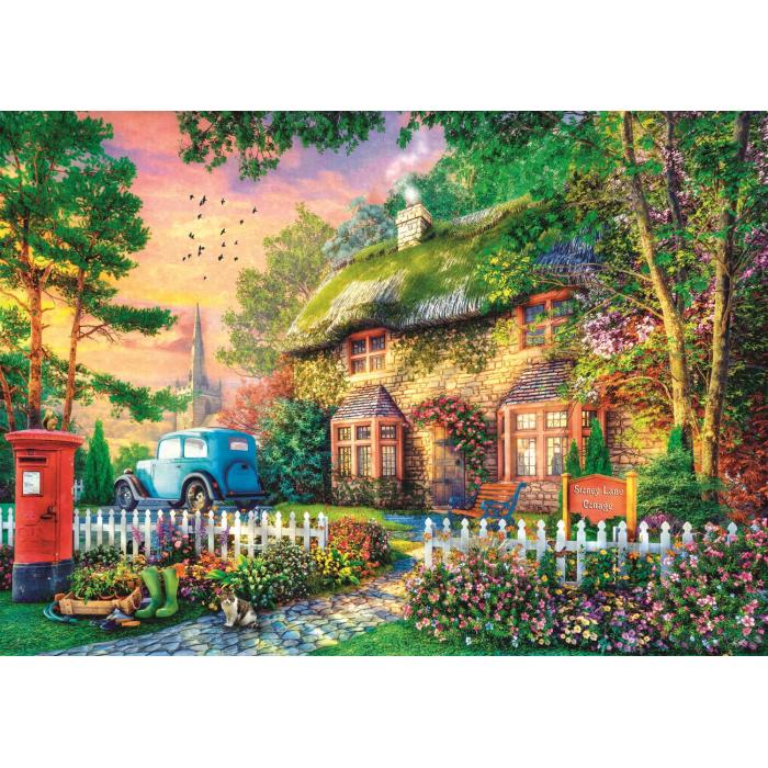 Puzzle  Trefl-10852 Tea Time: Stoney Lane Cottage